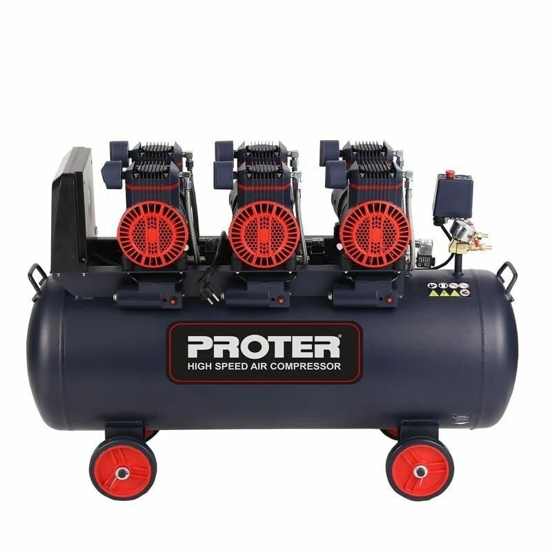 PROTER 100 Litre PR 106 HZ Hızlı Yağsız Hava Kompresörü