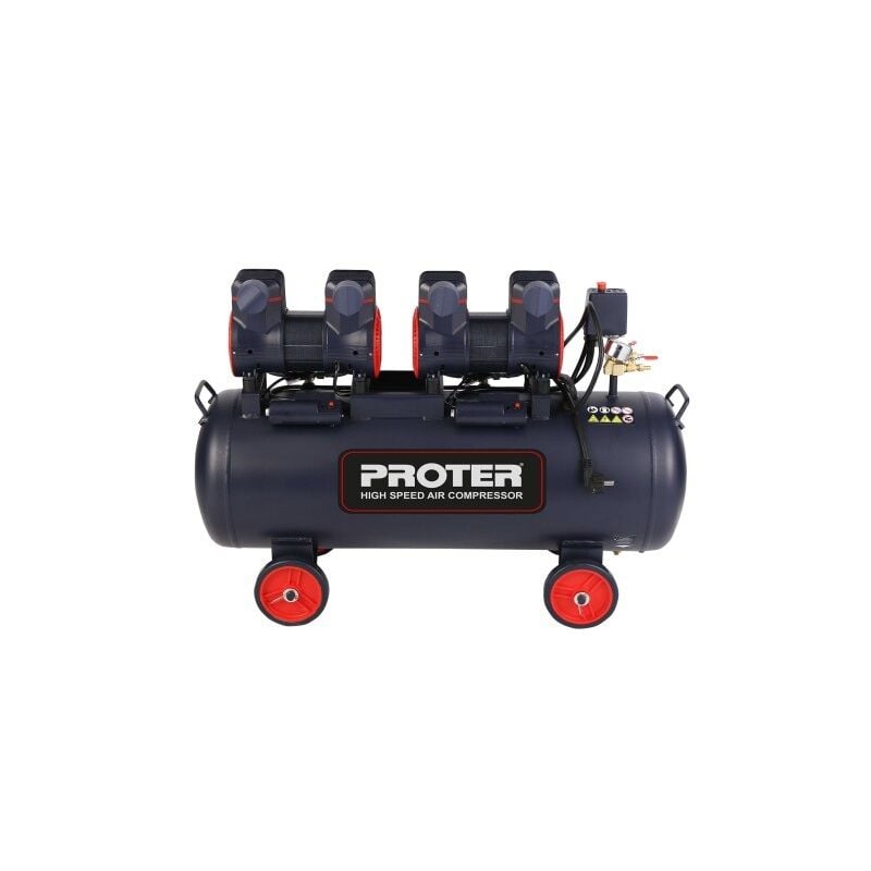 PROTER 100 Litre PR 104 HZ Hızlı Yağsız Hava Kompresörü