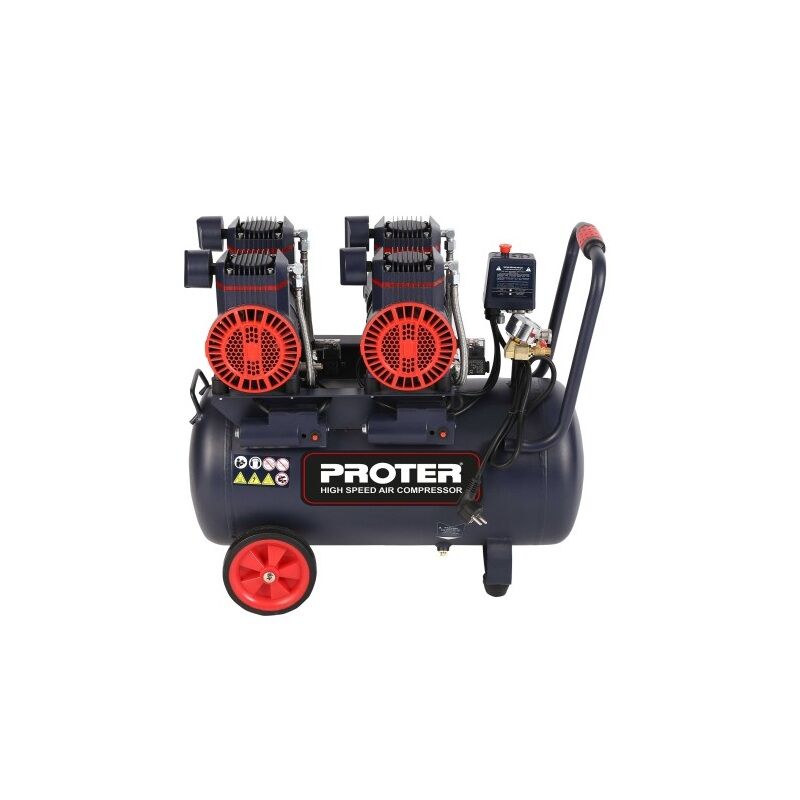 PROTER 50 Litre PR 54 HZ Hızlı Yağsız Hava Kompresörü