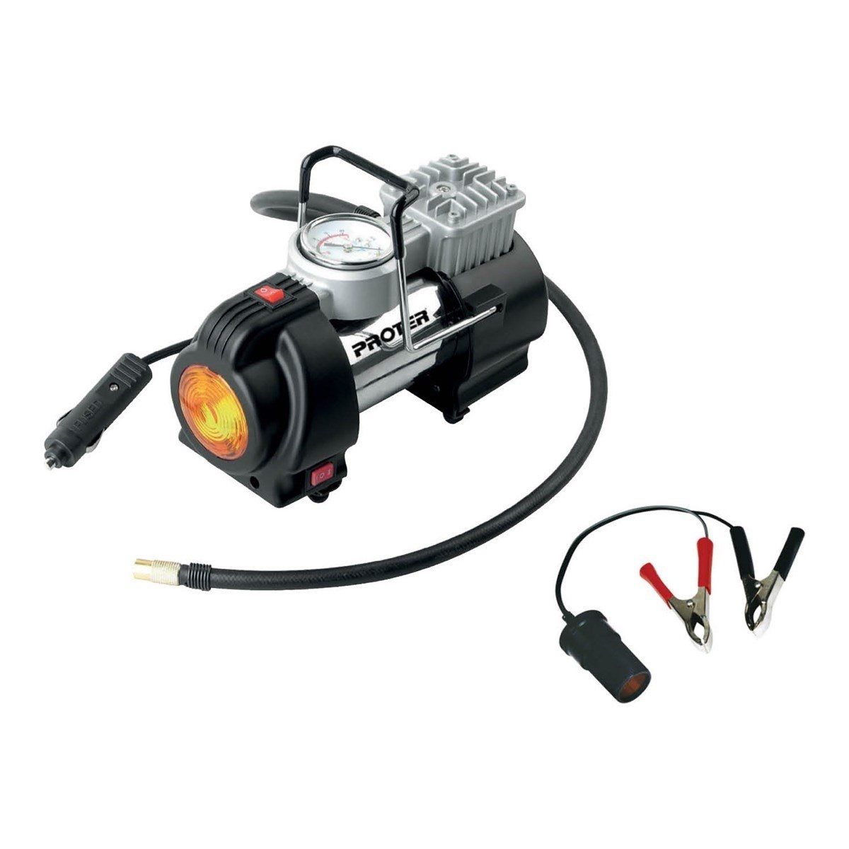 PROTER PR 242 DC Lastik Şişirme Mini Kompresör