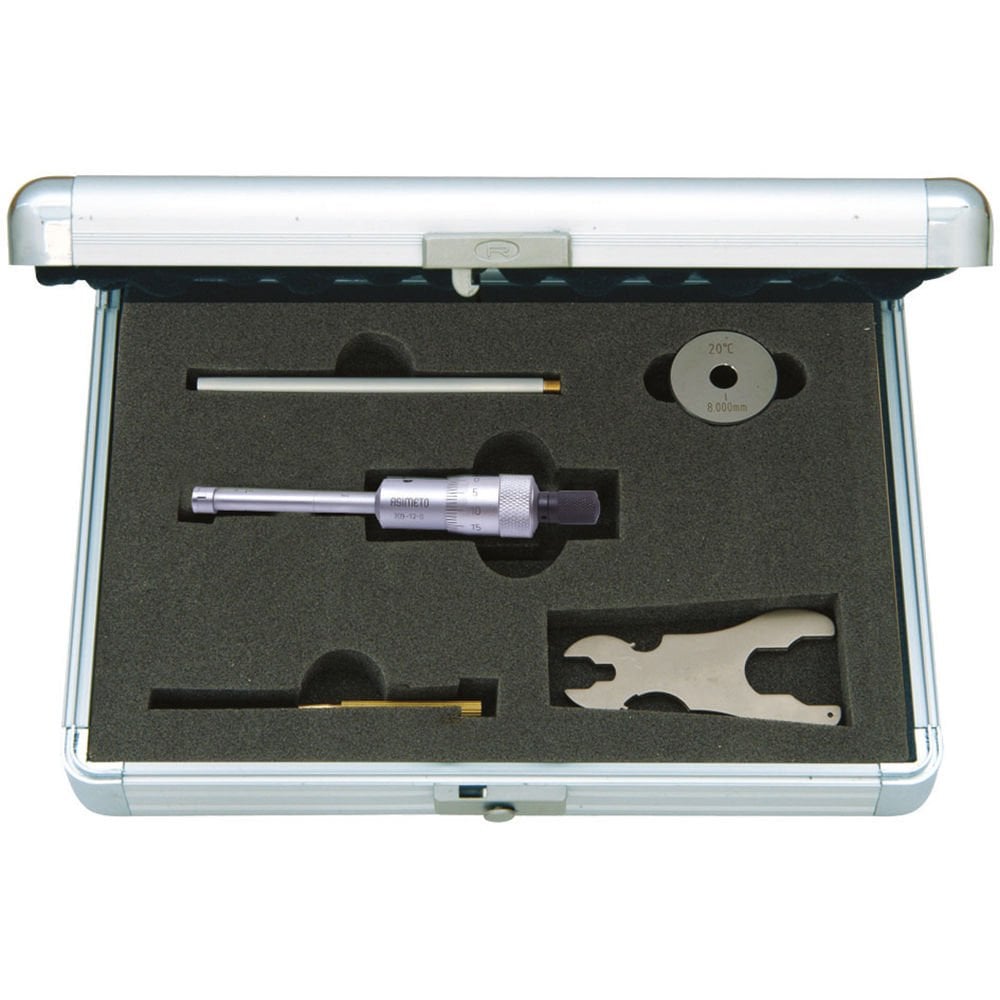 Asimeto İki Ve Üç Nokta Temaslı İç Çap Mekanik Mikrometre 8-10mm AS-209120