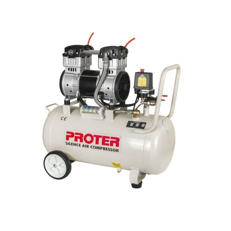 PROTER 50 Litre PR 52 S Sessiz Ve Yağsız Hava Kompresörü