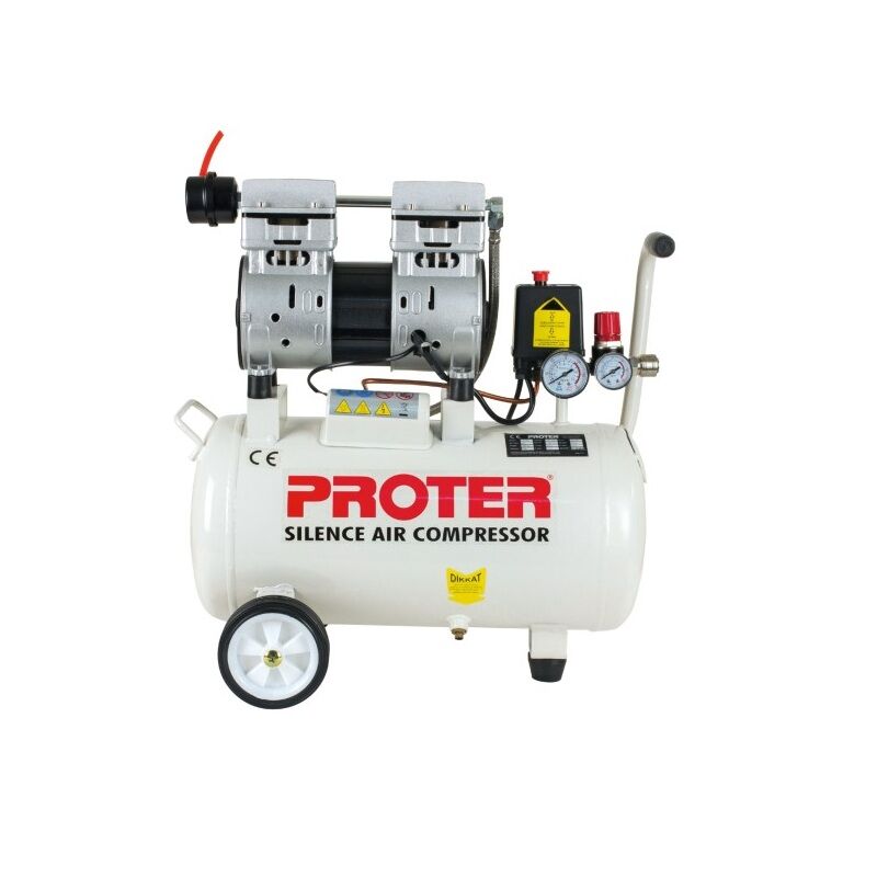 PROTER 24 Litre PR 24 S Sessiz Ve Yağsız Hava Kompresörü