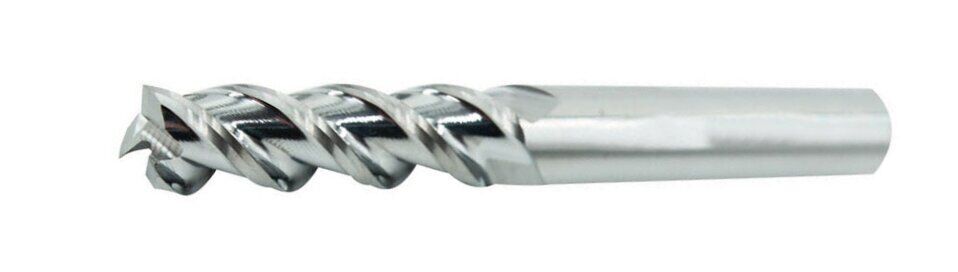 8mm Uzun 3 Ağız Alüminyum Karbür Freze BOY:100mm Eric