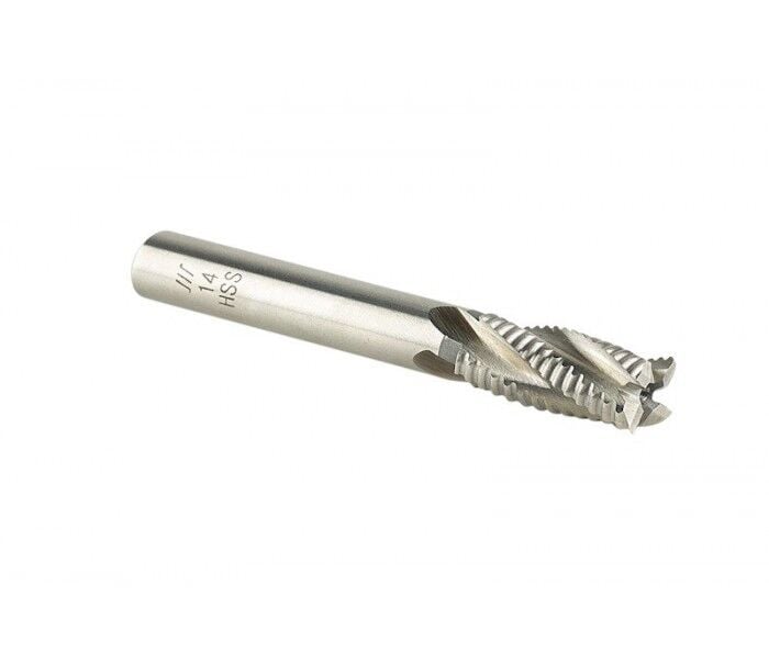 HSS Dört Ağızlı Kısa Kabatalaş Parmak Freze - 20MM