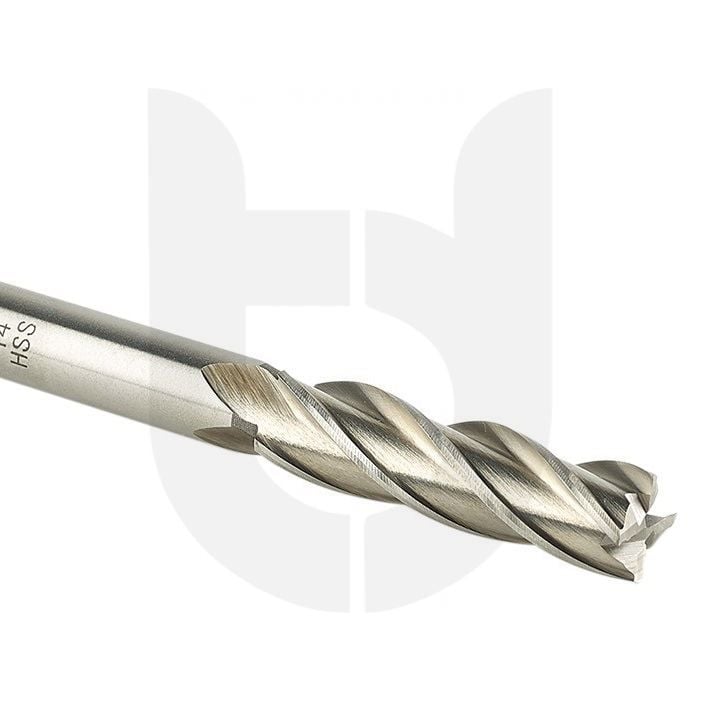 TDS HSS Dört Ağızlı Uzun Parmak Freze - 4MM
