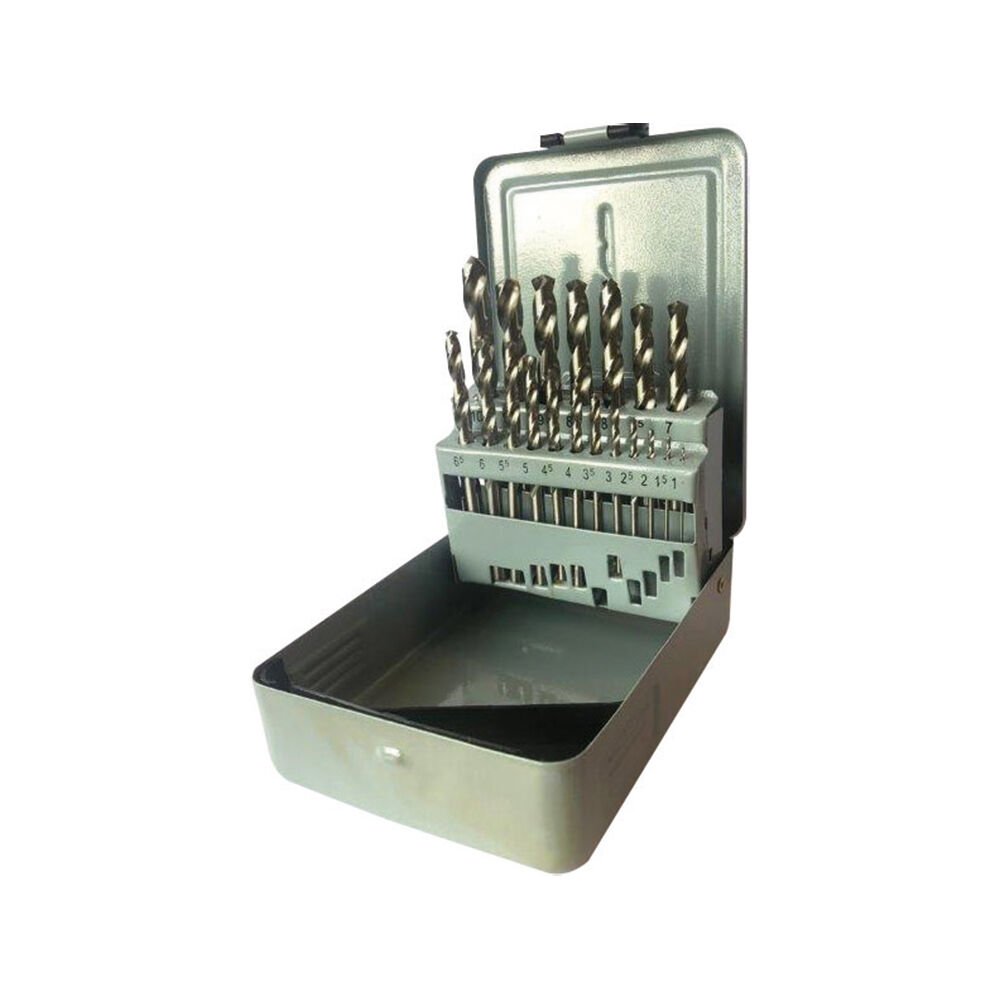 Din338 Matkap Seti̇ 19 Parça 1-10mmx0.5 Hssg Taslan