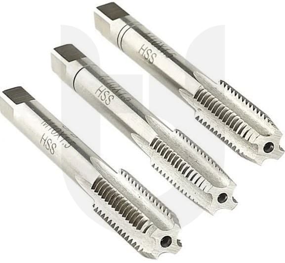 TDS M3 HSS 3\'Lü Metrik El Takım Kılavuzu DIN 352