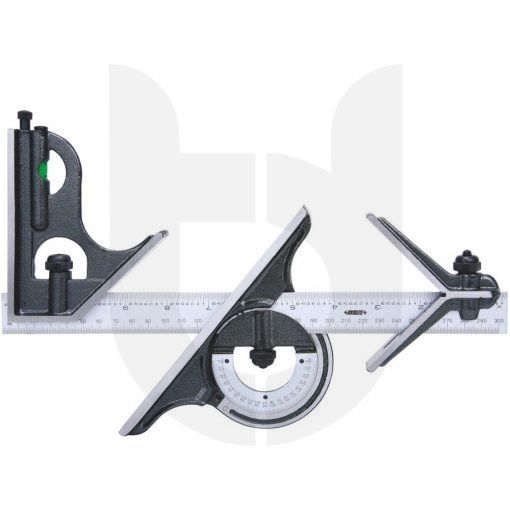 INSIZE Kombinasyonlu Açı Ölçer - 2278-3 Kombinasyonlu Açı Ölçer Hassasiyet: 0.5mm, 1/32″ ve 1mm 1/64 TDS