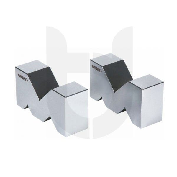 INSIZE V Blok Seti 6887 - V-Blok Set (Farklı Açılı) Ölçü: 50x19x24 mm TDS