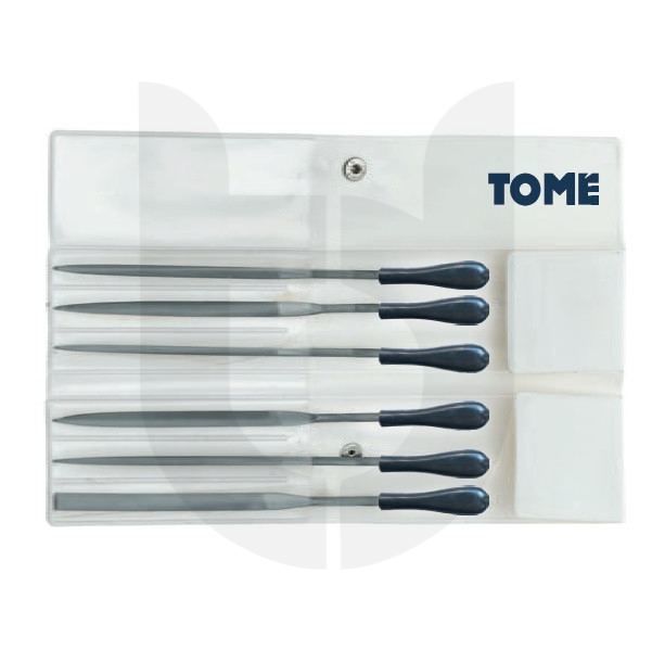TOME Saplı Saatçi Eğe Takımı 12 Parça 180mm