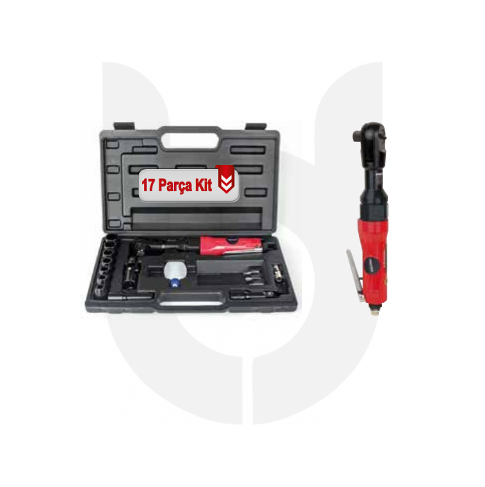 PROTER PH 2210 K Havalı Cırcır Kol 17 Parça Kit