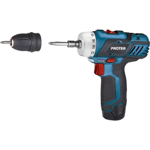 PROTER PST 222 Plus Şarjlı Vidalama Tornavida