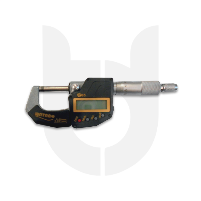 50-75mm Dijital Su Geçirmez Mikrometre Watano IP65 TDS