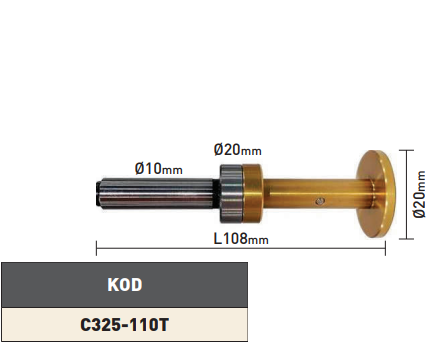 Pld Antimanyetik Mekanik Prop Şapkalı TİN Kaplı tablo