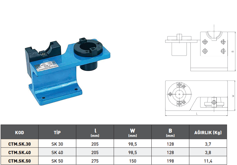 Pld Döküm Montaj Aparatı tablo