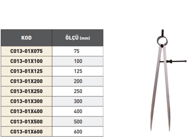 Pld Düz Pergel tablo