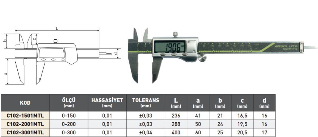 Pld Metalik Dijital Kumpas tablo