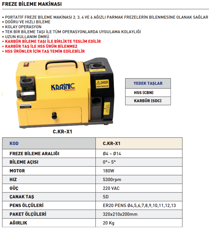 krasnic-freze-bileme-makinasi-X1