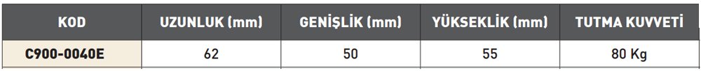 PLD Manyetik Ayak Özellikleri