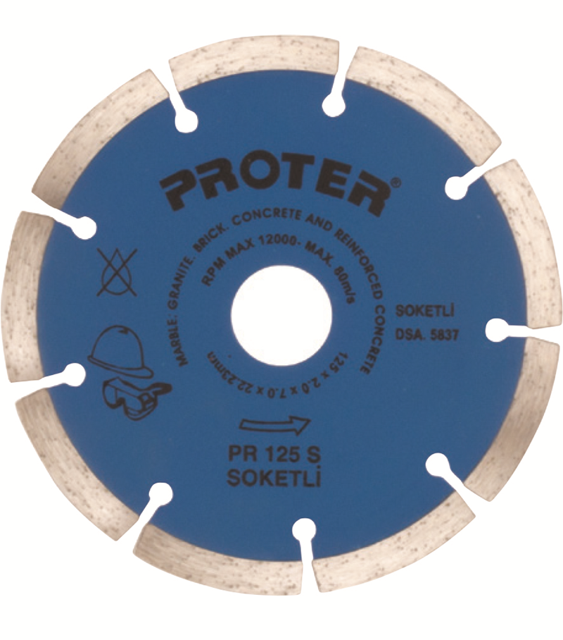 PROTER PR 125 S     125 mm Soketli  Elmas  Testere