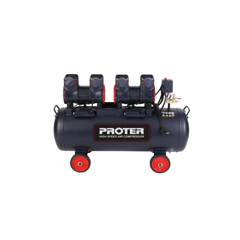 PROTER 100 Litre PR 104 HZ Hızlı Yağsız Hava Kompresörü