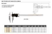 Asimeto Ağır İş Çift Çene Dijital Kumpas 300mm AS-315128