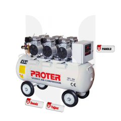 PROTER 100 Litre PR 103 S Sessiz Ve Yağsız Hava Kompresörü