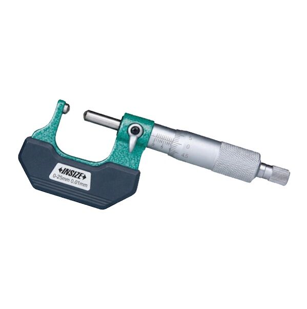 INSIZE 3260-25SA Dijital Küresel Boru Mikrometresi (Küresel Uçlu Mil) 0-25 mm