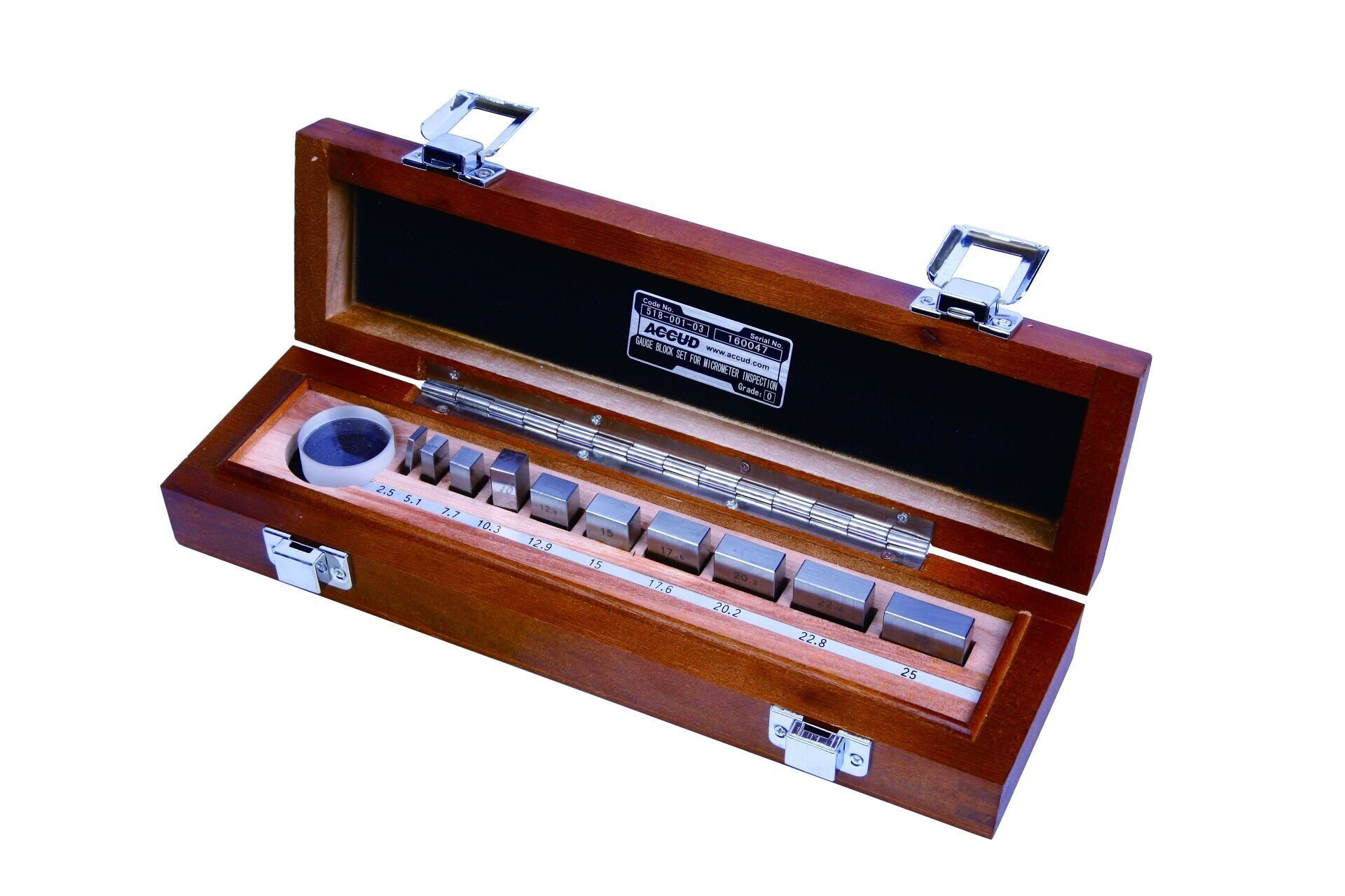 ACCUD Mikrometre Kontrol Seti 0-25mm Çelik