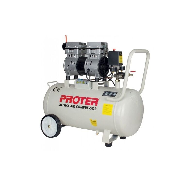 PROTER 50 Litre PR 50 S Sessiz Ve Yağsız Hava Kompresörü