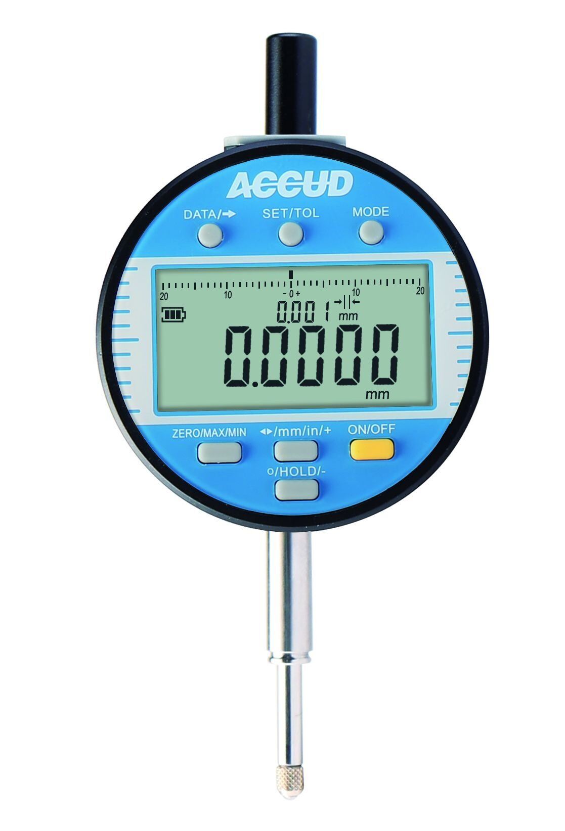 ACCUD Yüksek Hassasiyetli Dijital Komparatör Saati 218 Serisi - Kablosuz Veri Aktarımı 25.4mm / 1'' - 0.0005mm/0.00002''