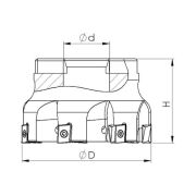 Heikenei EM90 50x5 022 LNMT 0804 Tarama Başlığı ISCR