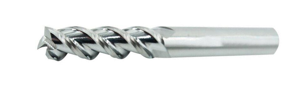 12mm Uzun 3 Ağız Alüminyum Karbür Freze BOY:100mm Eric