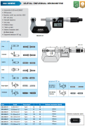 ACCUD Mekanik Üniversal Mikrometre 302 Serisi 25-50 mm