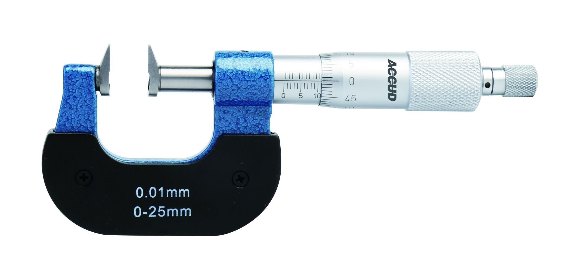 ACCUD Mekanik Testere Ağızlı Mikrometre 330 Serisi 0-25 mm