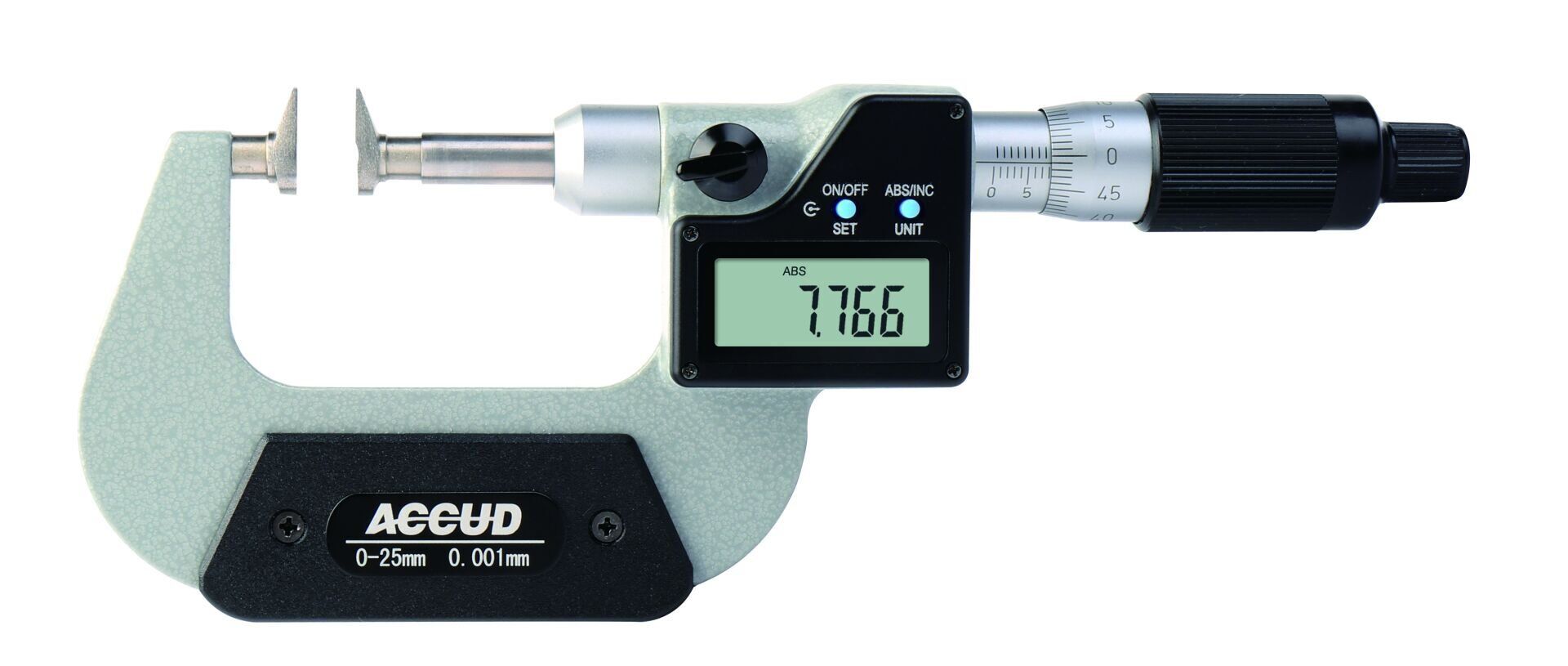 ACCUD Dijital Testere Ağızlı Mikrometre 339 Serisi 100-125 mm
