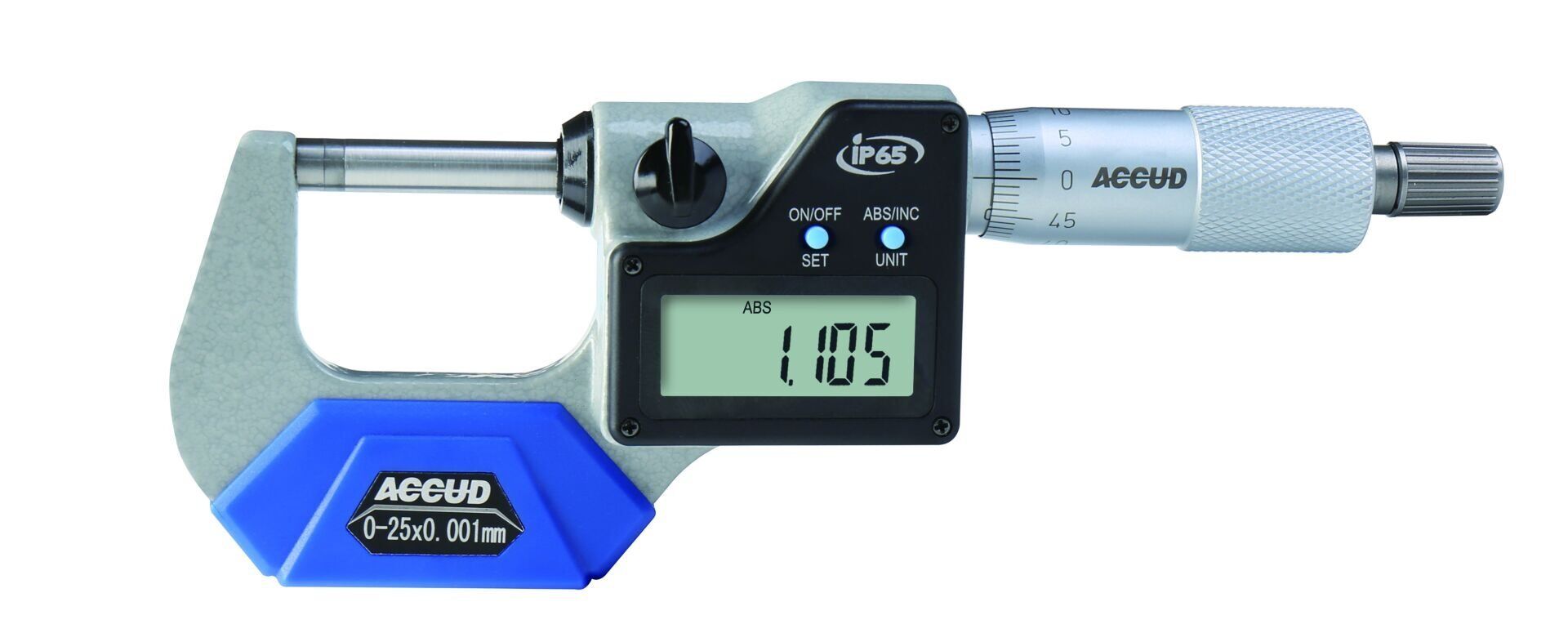 ACCUD IP65 Dijital Dış Çap Mikrometresi Veri Çıkışlı 313 S Serisi 275-300mm