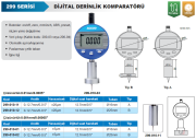 ACCUD Dijital Derinlik Komparatörü 299 Serisi Ø16mm - 0.001mm