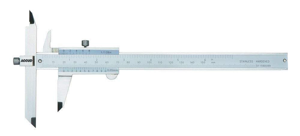 ACCUD Mekanik Merkez Mesafesi Ölçüm Kumpası 162 Serisi 0.05mm - 0-150mm