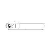 Heikenei EM90 D25 W25 L150 Z04 AOMT 1236 Silindir Saplı Takma Uçlu Freze MTSBSH