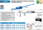 ACCUD Dijital Ters Çene Merkez Mesafesi Ölçüm Kumpası 141 Serisi 30-1500mm