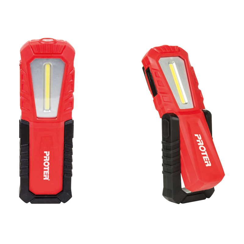 PROTER PL 122 S   3 W SMD + COB  Led 240 Lümen 2.2 Ah Şarjlı El Feneri