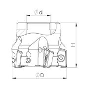 Heikenei EM90 100x8 032 ADMX 1606 Tarama Başlığı PRMT