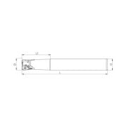 Heikenei BMR D16 W16 L150 Z02 LNMU 0303 Silindir Saplı Takma Uçlu Freze (High Feed) TNG