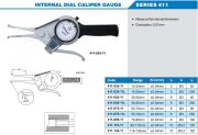 ACCUD Mekanik İç Çap Kanal Komparatörü 411 Serisi 50mm - 15-35mm