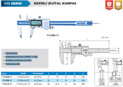 ACCUD Kesirli Dijital Kumpas 113 Serisi 0-300mm