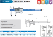 ACCUD Dijital Kumpas IP67 112 Serisi 0-150mm