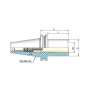 Heikenei SK50 CMA04-70 Çektirmeli Mors Adaptörü DIN69871