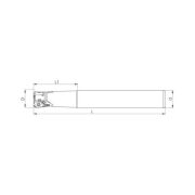 Heikenei BMR D21 W20 L160 Z03 LNMU 0303 Silindir Saplı Takma Uçlu Freze (High Feed) TNG